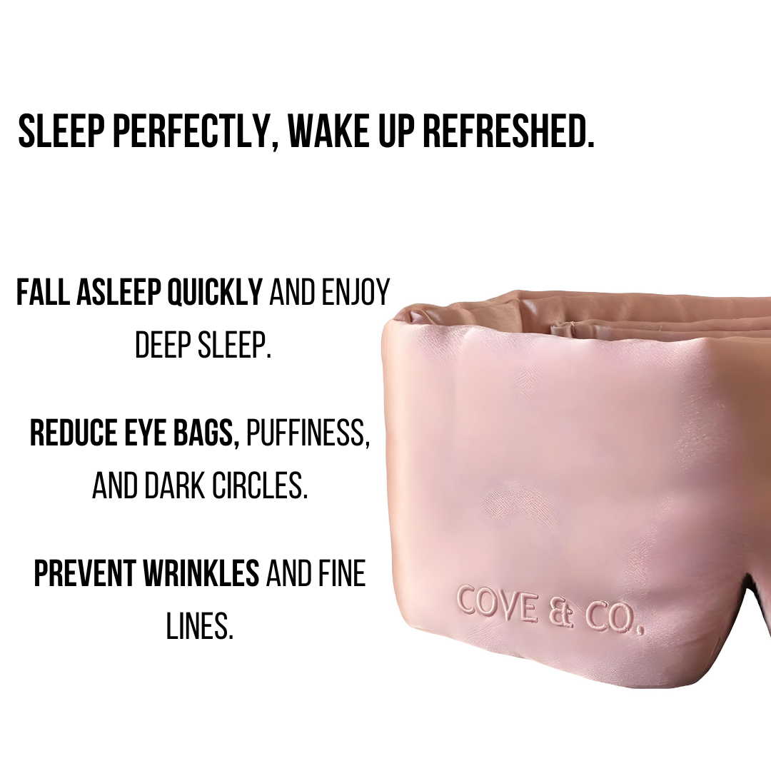 Ruby Rose silk sleep mask