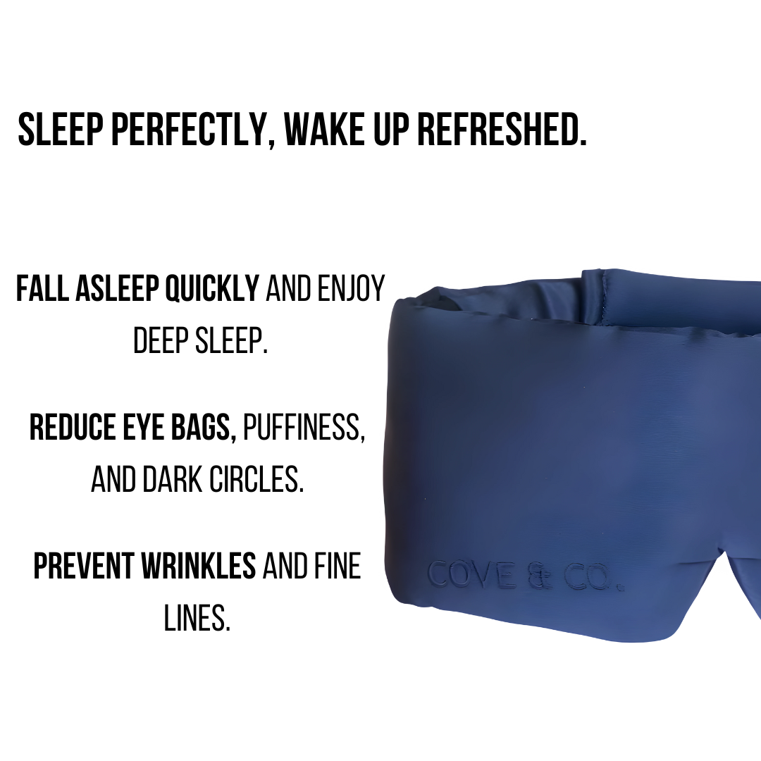 Twilight Blue silk sleep mask