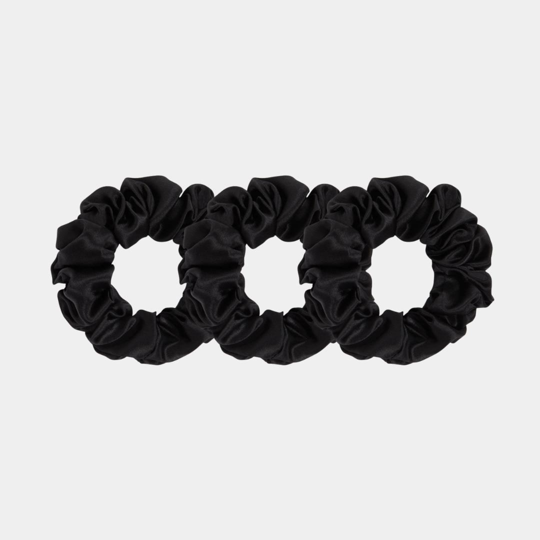 Midnight Luxe Scrunchie Trio