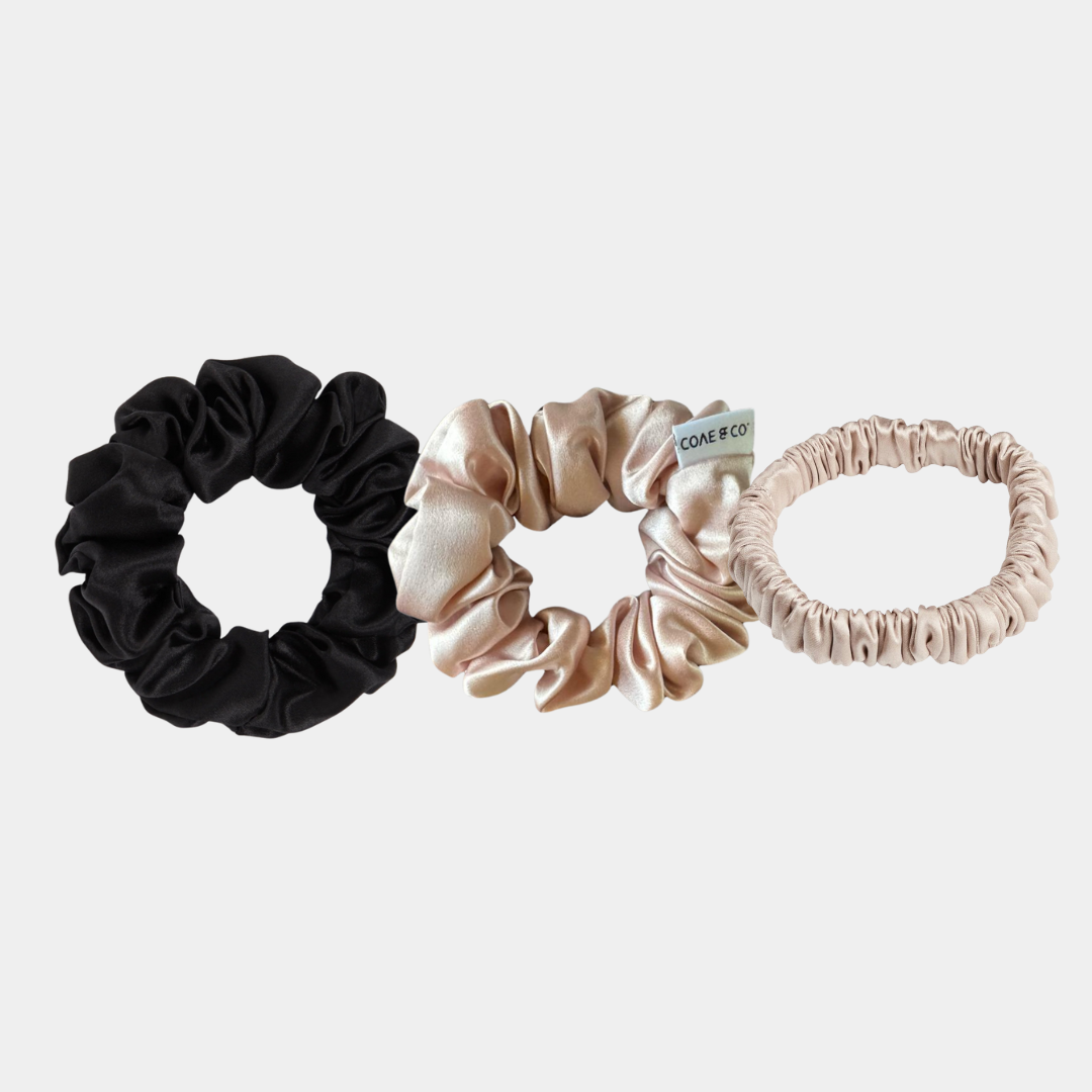The Luxe Trio Scrunchie Set