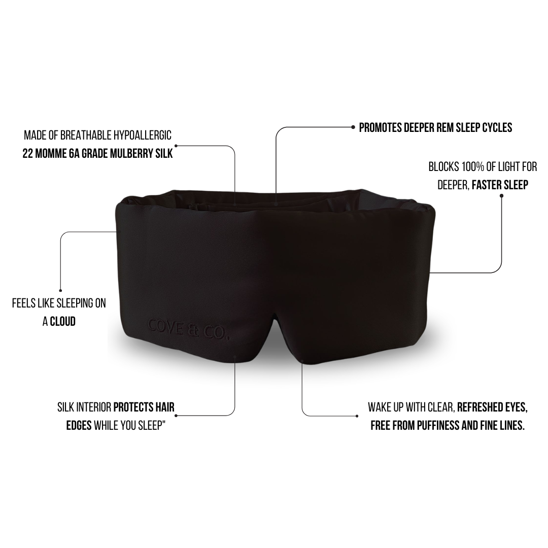 Blackstone silk sleep mask