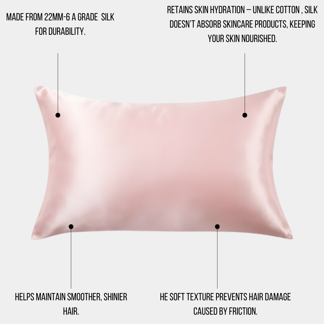 Ruby Rose mulberry Silk pillowcase