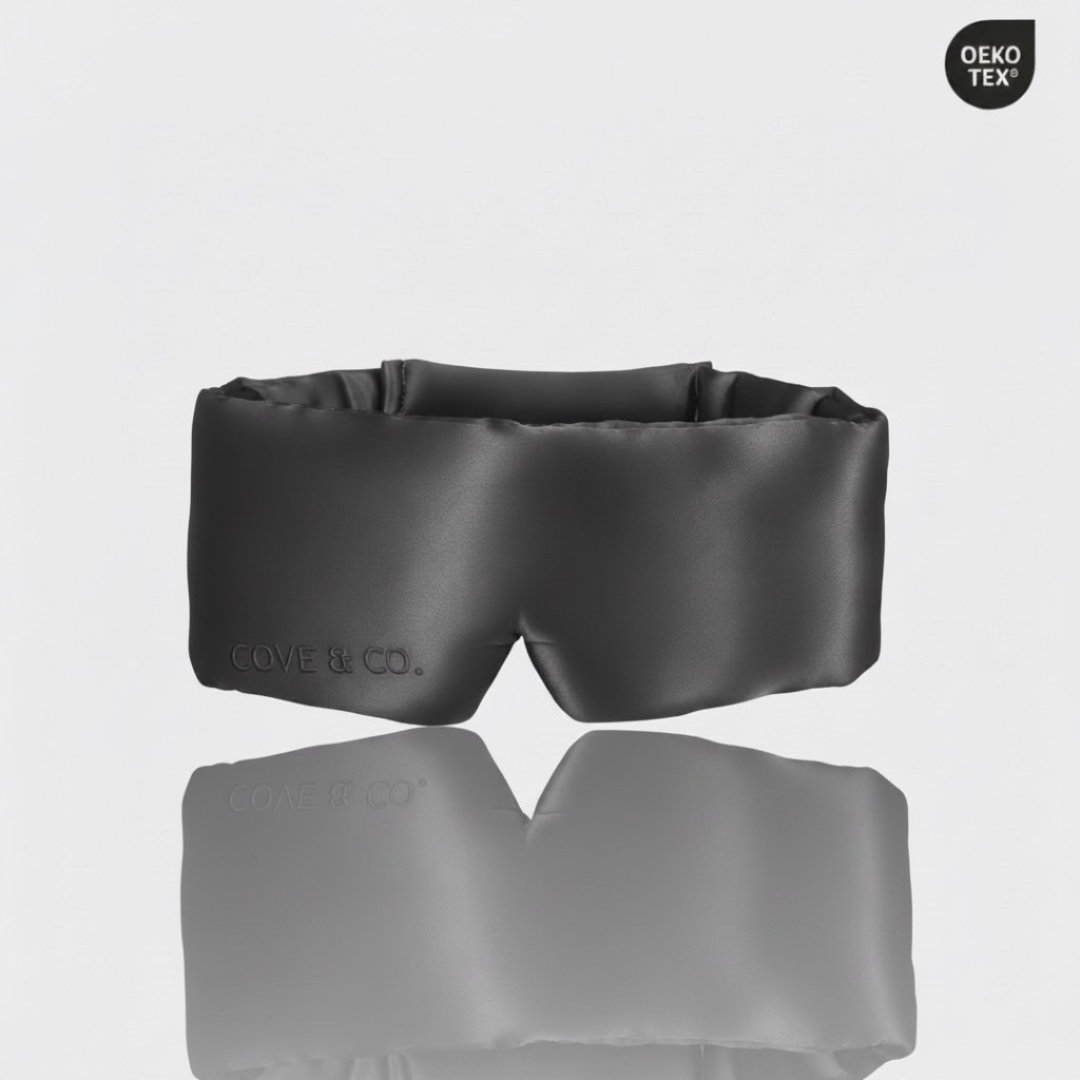 Silver Moonbeam silk sleep mask