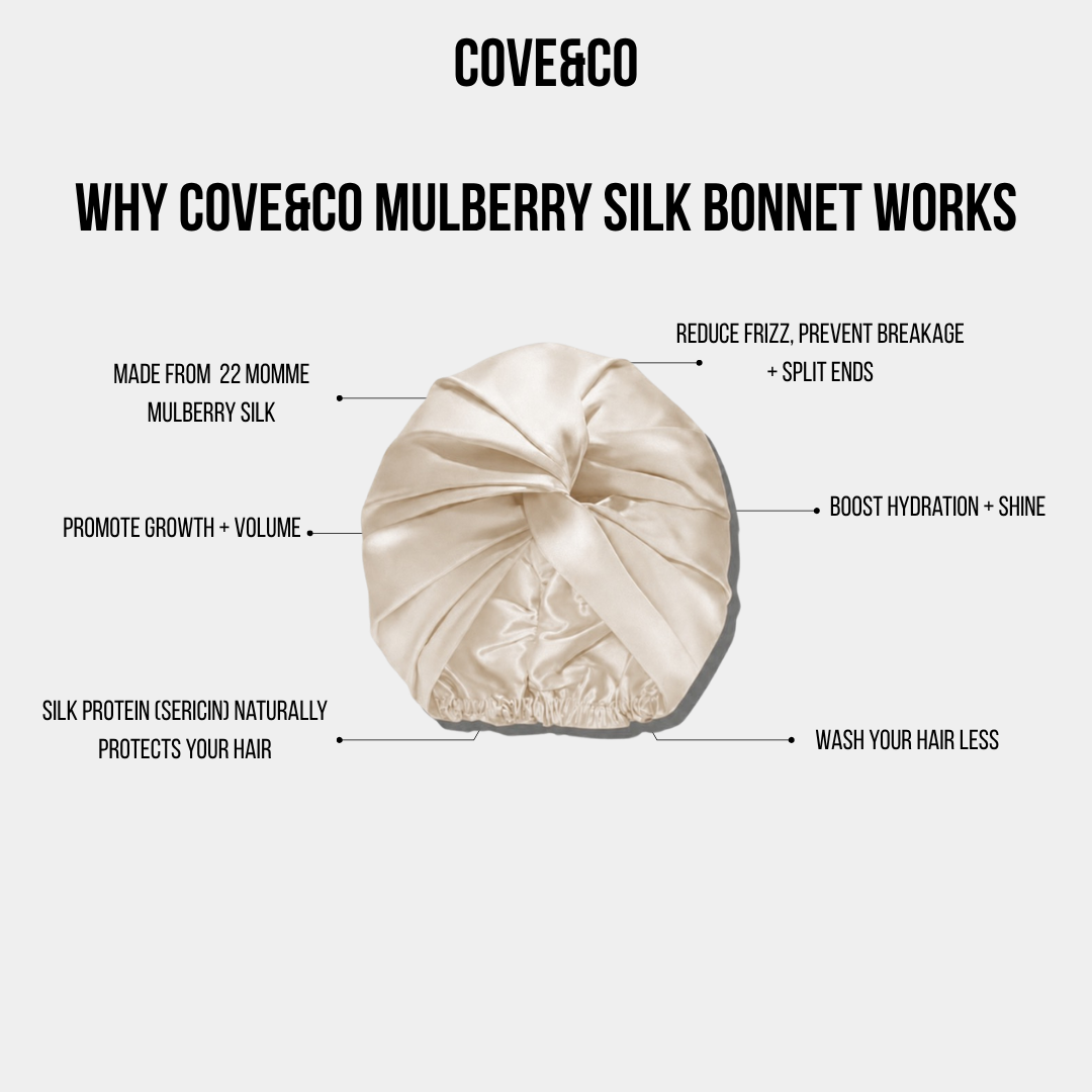 Desert Glow mulberry silk bonnet