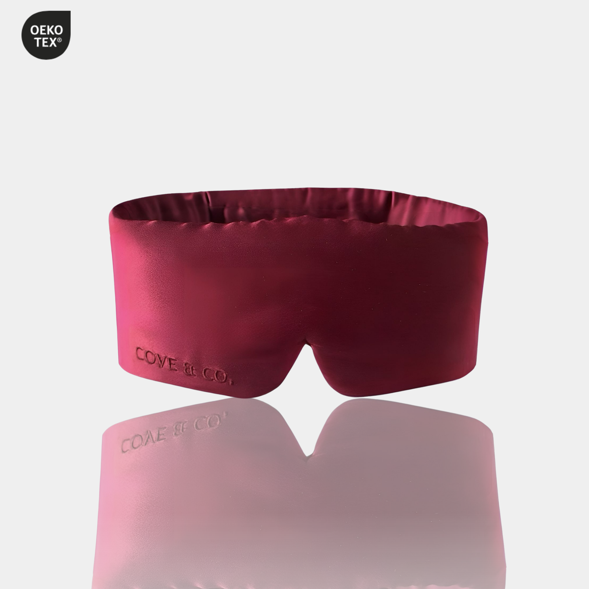 Wine Dusk silk sleep mask