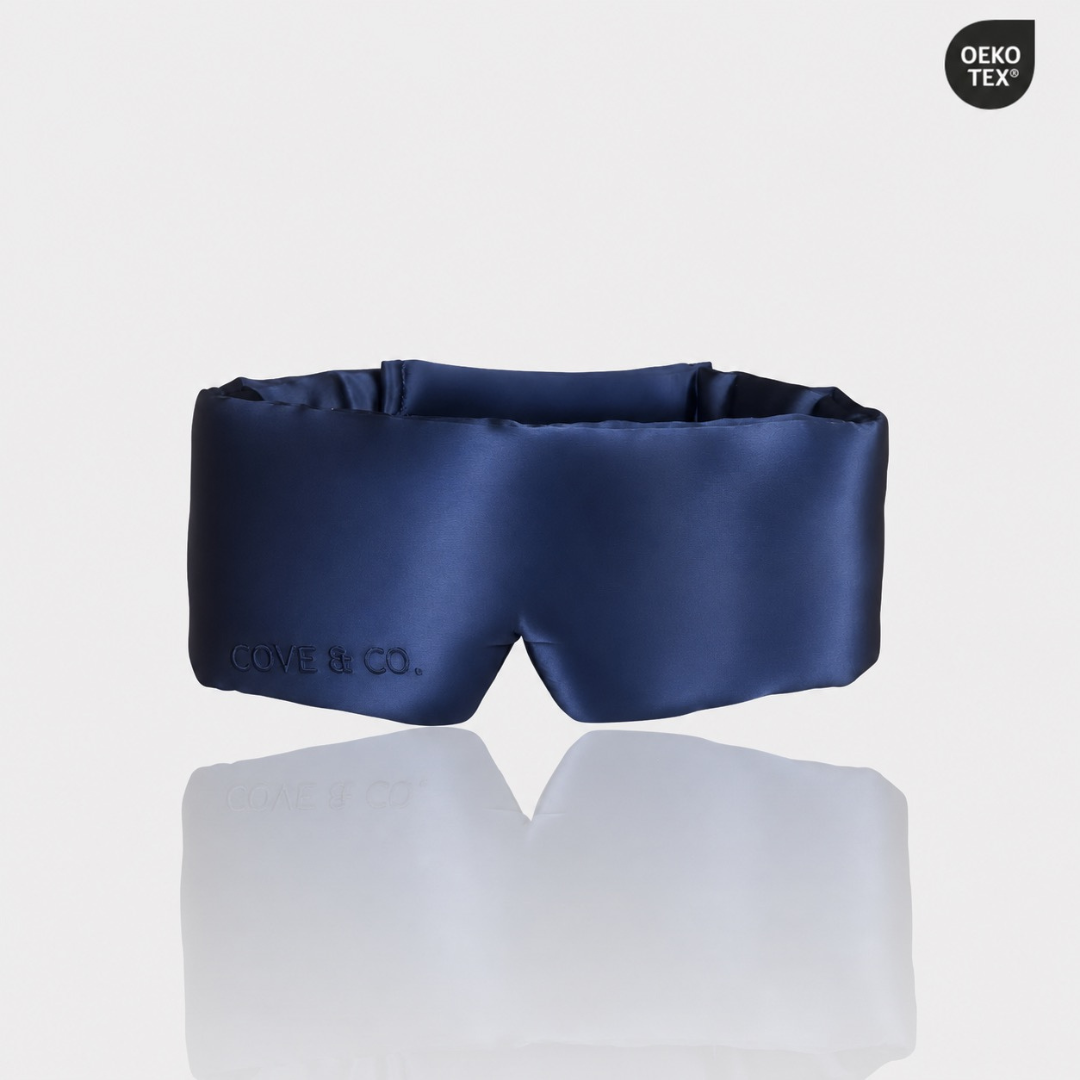 Twilight Blue silk sleep mask