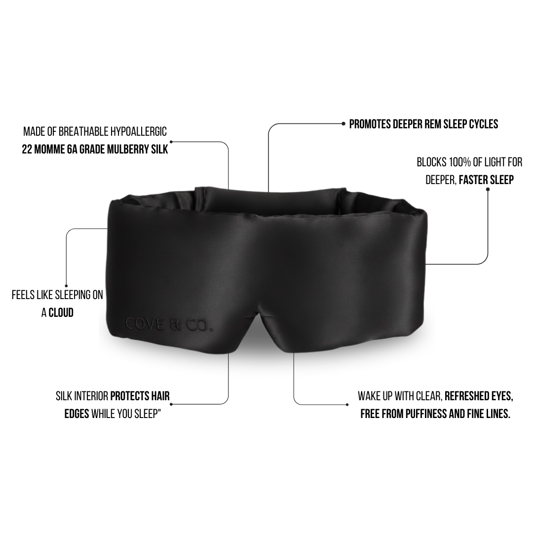 Blackstone silk sleep mask
