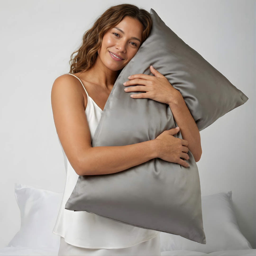 Silver mulberry Silk pillowcase